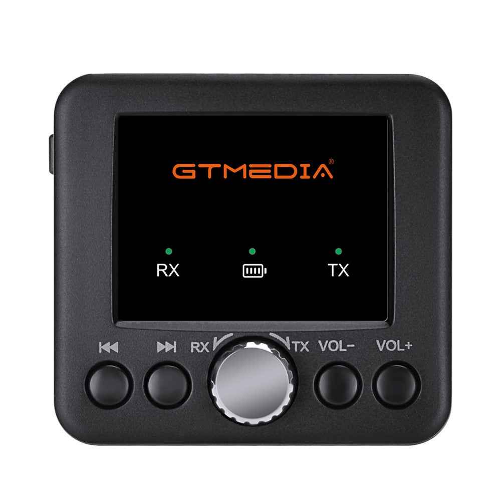GTMEDIA RT05 2 in 1 Bluetooth-compatible 5.0 Receiver Transmitter Audio Adapter for Phone / Tablet / Car / Computer