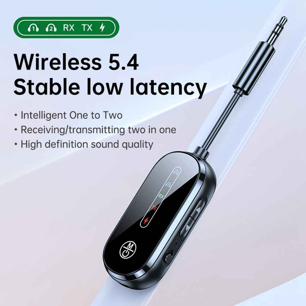 C83PRO 3.5mm AUX Adapter Bluetooth-compatible 5.4 Transmitter Receiver for Connecting 2 Wireless Devices