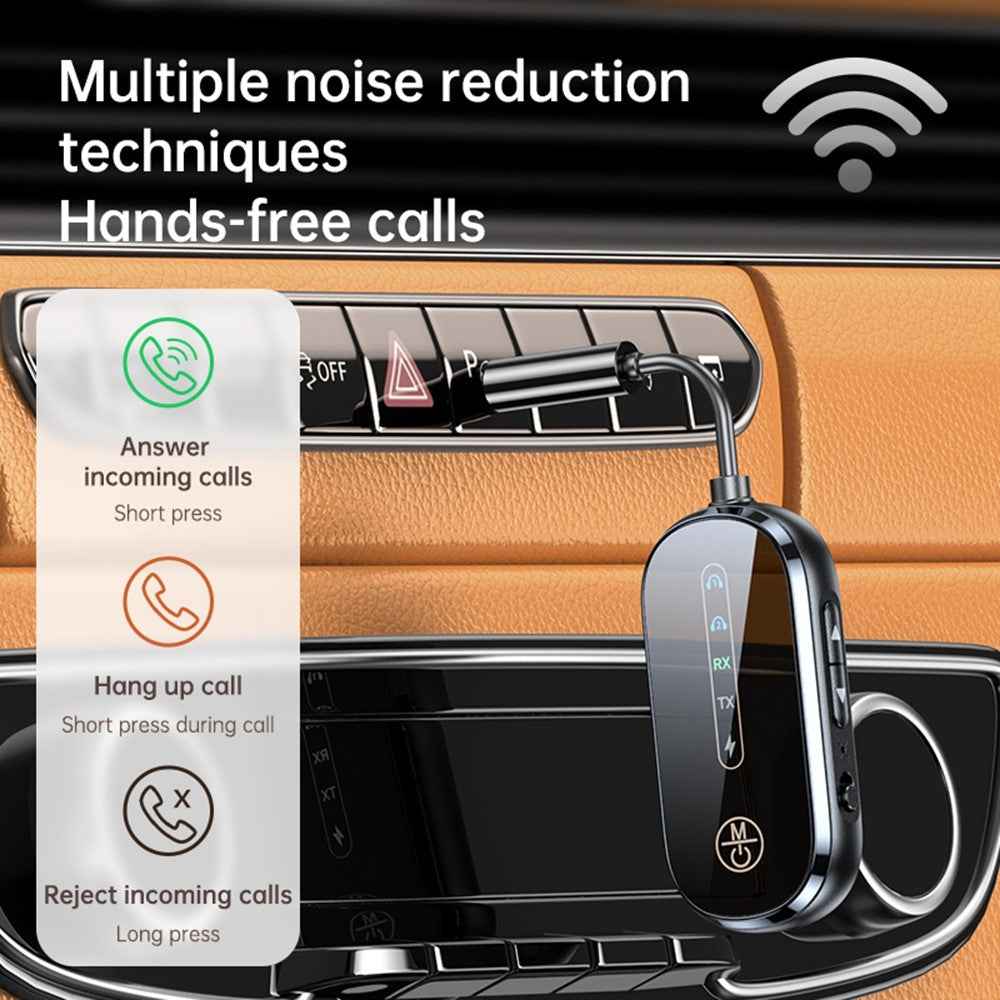 C83PRO 3.5mm AUX Adapter Bluetooth-compatible 5.4 Transmitter Receiver for Connecting 2 Wireless Devices