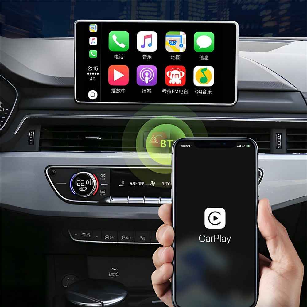 BY967B USB Flash Drive Car Wired to Wireless Carplay Android Auto 2 in 1 Smart Box