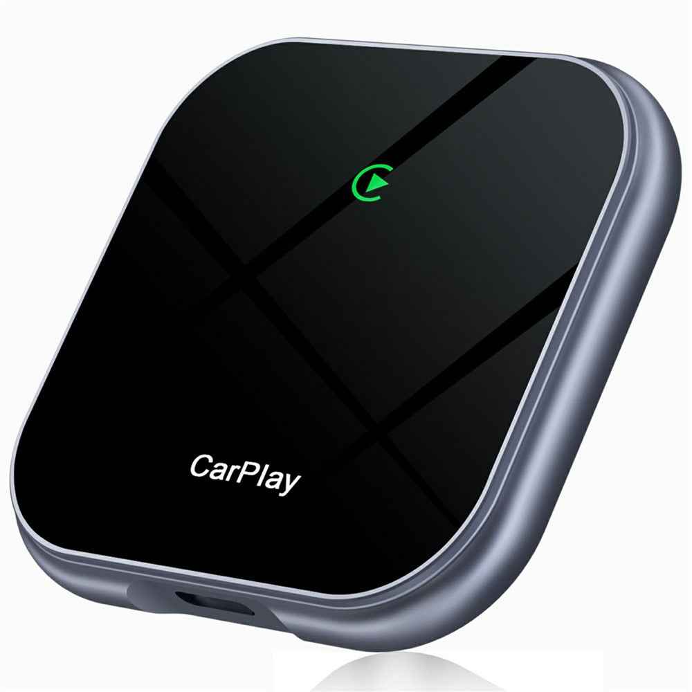 BY963 Vehicle Wireless Adapter WiFi Bluetooth-compatible Dual Connection Car Connectivity Converter Box - Carplay+Android Auto