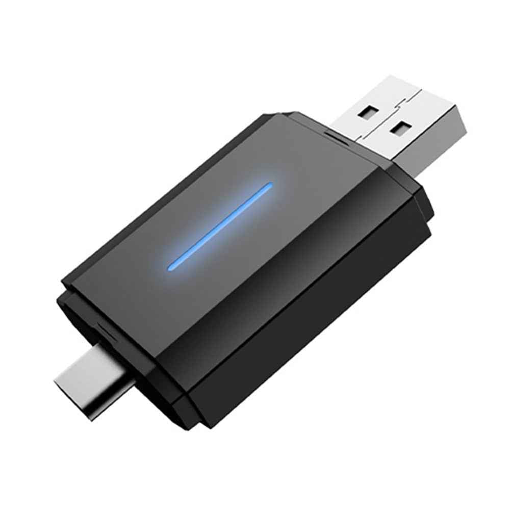 PL6 2 In 1 USB / Type-C Wireless CarPlay Adapter for Wired CarPlay Android Auto Conversion Box