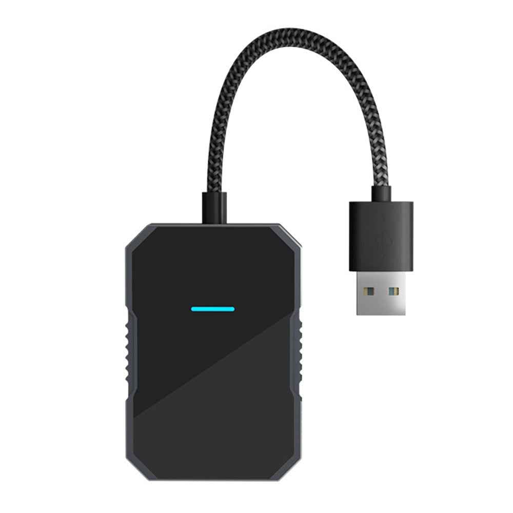 PL7 USB Wired to Wireless CarPlay Adapter Box Quad-Core A53 Processor Bluetooth-compatible 5.0  /  WiFi 5.8 Converter