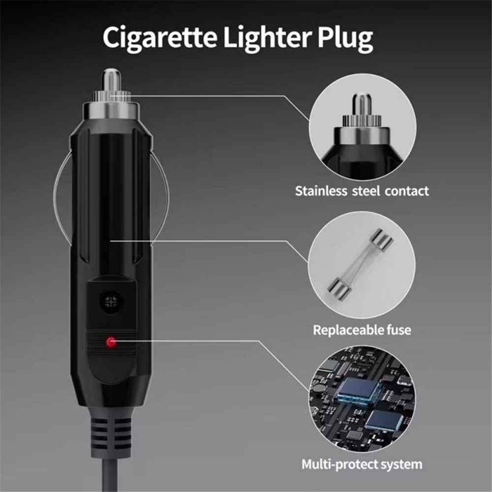 ONTEN SL202 Starlink Mini Cable Car Adapter 5m Mini DC Power Cable to Cigarette Charger Power Cable