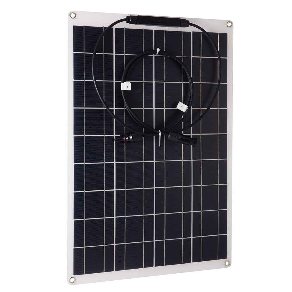 XXM540-350MC4+MC4 RV Car Yacht 30W Monocrystalline Solar Panel Bendable Outdoor Solar Charging Board