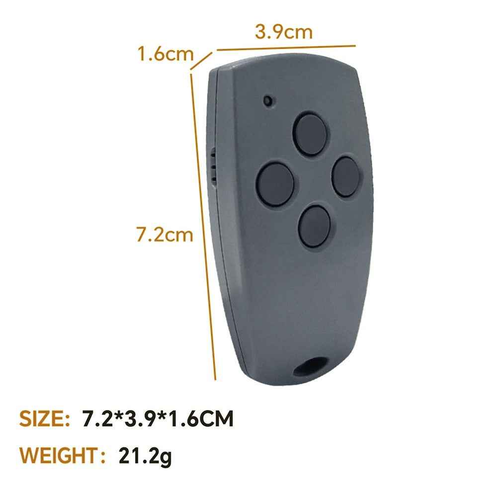 Garage Door Remote Control for Marantec Digital D302 / D304 / D313 / D321 / D323 433MHz Fixed Code Button Transmitter - 4-Button