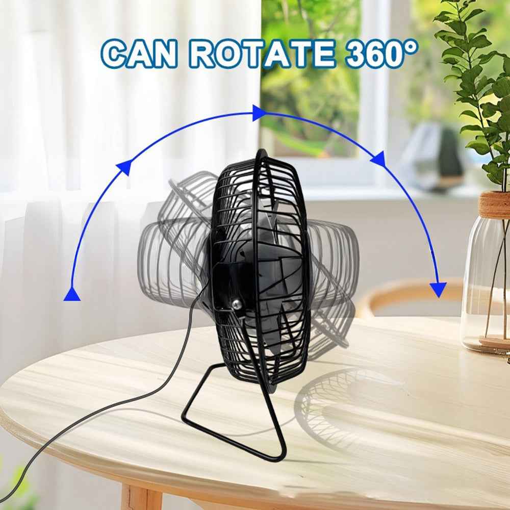 6 Inch Solar Powered Fan 360 Degree Rotatable Exhaust Fan with 8W Waterproof Solar Panel for Outdoor Camping