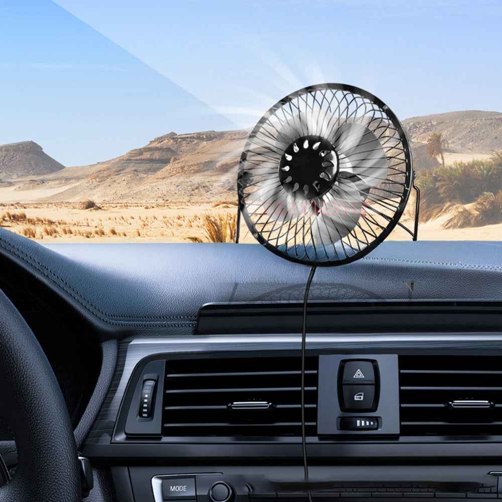 6 Inch Solar Powered Fan 360 Degree Rotatable Exhaust Fan with 8W Waterproof Solar Panel for Outdoor Camping