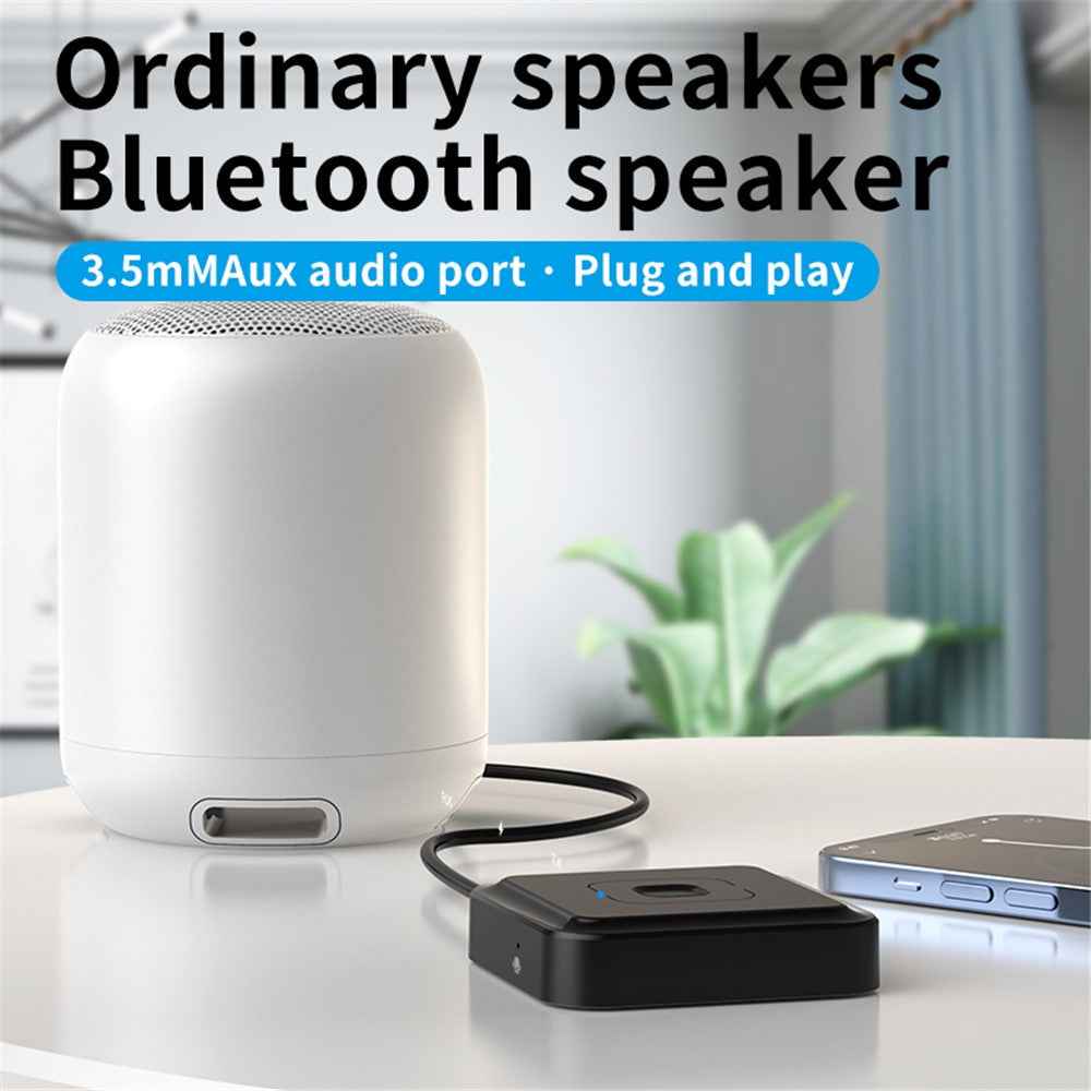 BT-22 Bluetooth-compatible 5.1 Audio Receiver Transmitter with Microphone 3.5mm AUX RCA Jack Wireless Stereo Adapter Car Headphone USB Dongle