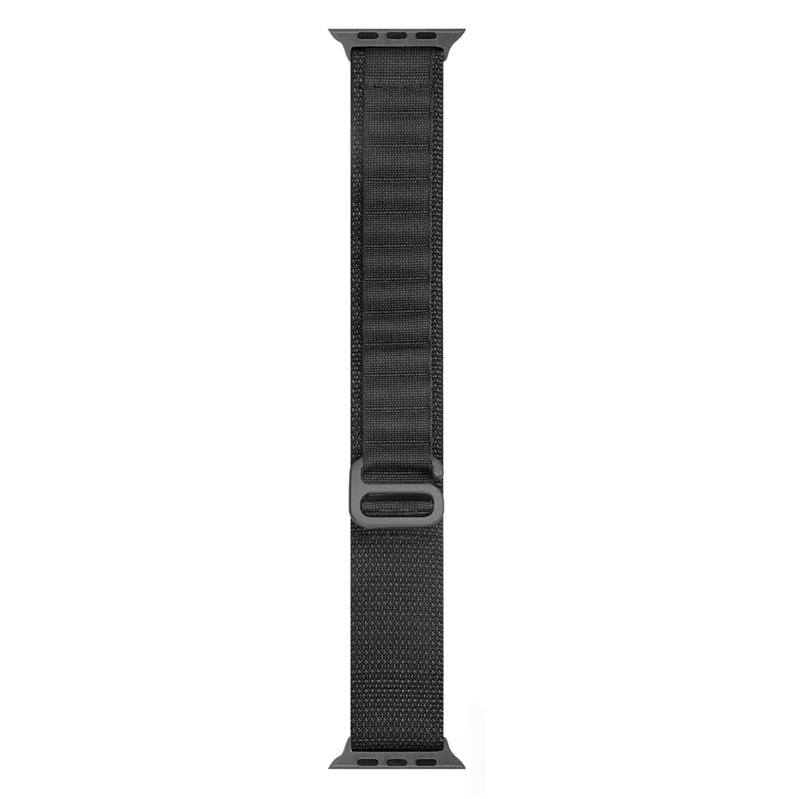AHASTYLE WG97 For Apple Watch Ultra 2 Ultra 49mm / Series 9 8 7 45mm / 6 5 4 SE (2022) SE (2023) SE 44mm / 3 2 1 42mm Woven Nylon Band - Black