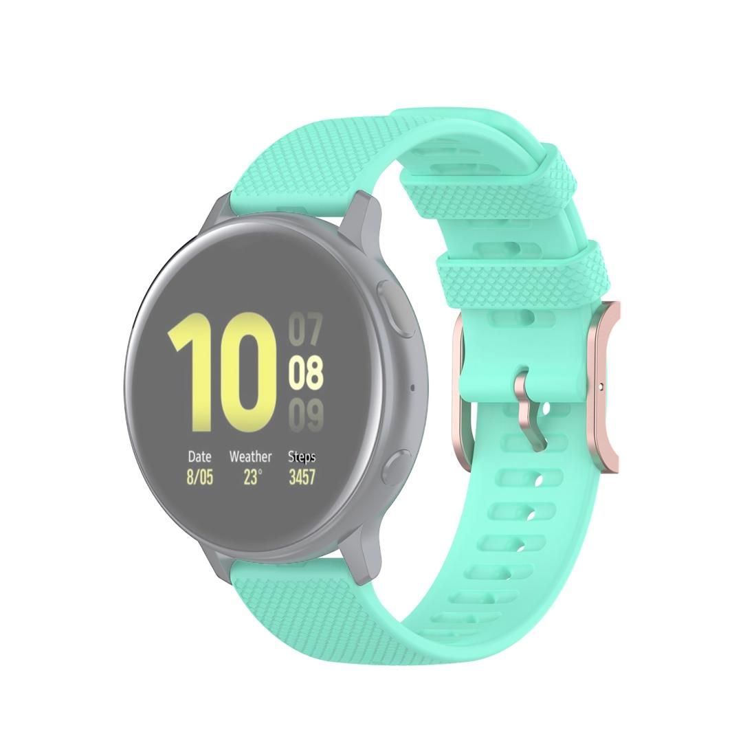 For Galaxy Watch Active 3 / Active 2 / Active / Galaxy Watch 3 41mm / Galaxy Watch 42mm 20mm Dot Texture Wrist Strap (Mint Green)