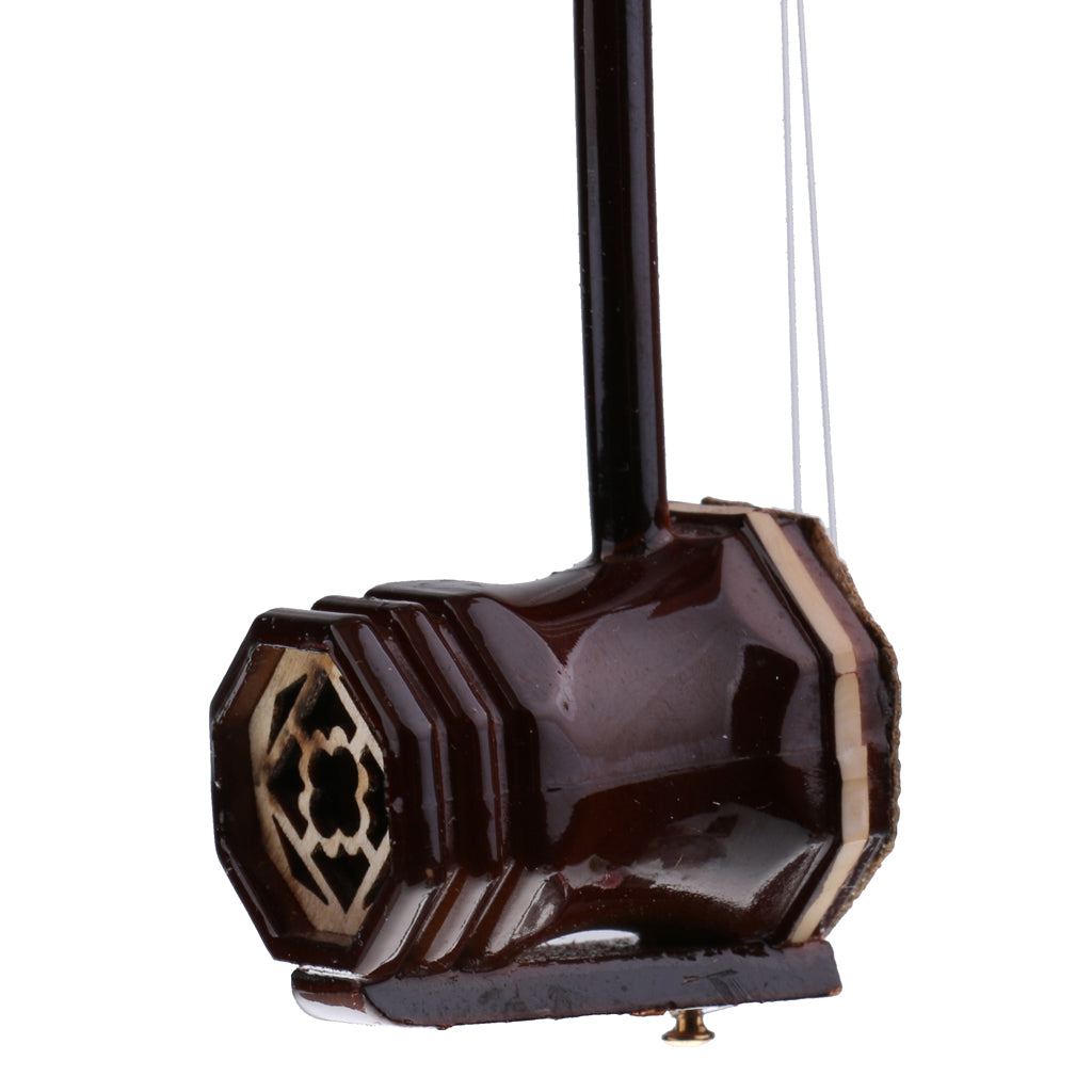 1/6 Wooden Urheen Chinese Violin Model Musical Miniature for Action Figures