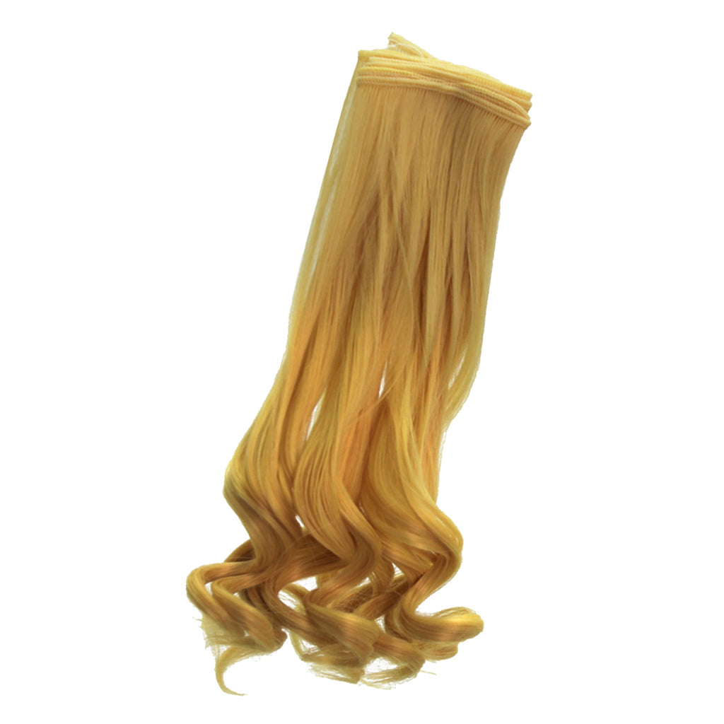 25x100cm DIY Long Curly Wig Hair for BJD SD Dolls DIY Making Ginger