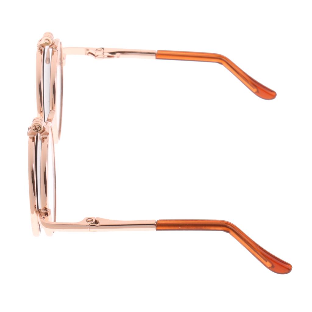 1/6 Blythe Dolls Double Folded Glasses Sunglasses Colorful Mirrored Lens