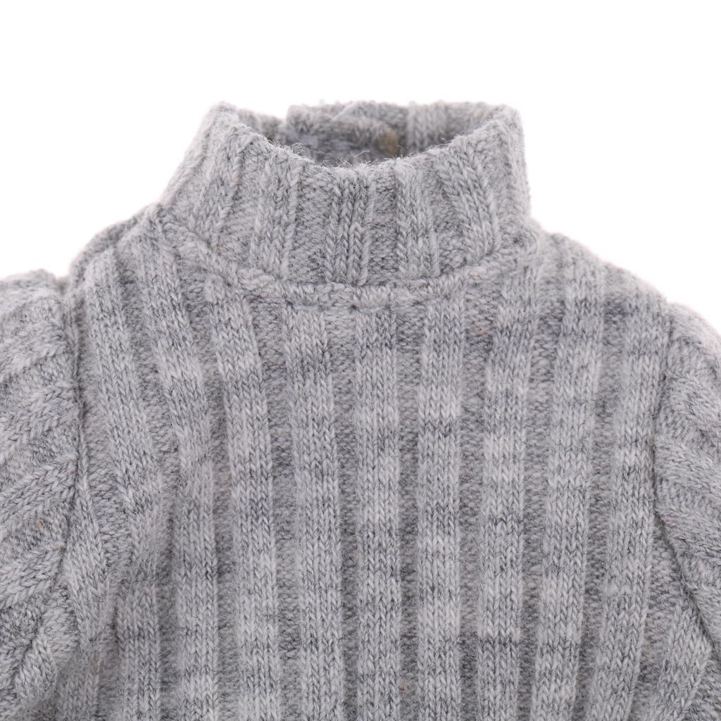 1/6 Scale Long Sleeve Jumper Dress Top for Blythe Azone Licca Doll Gray