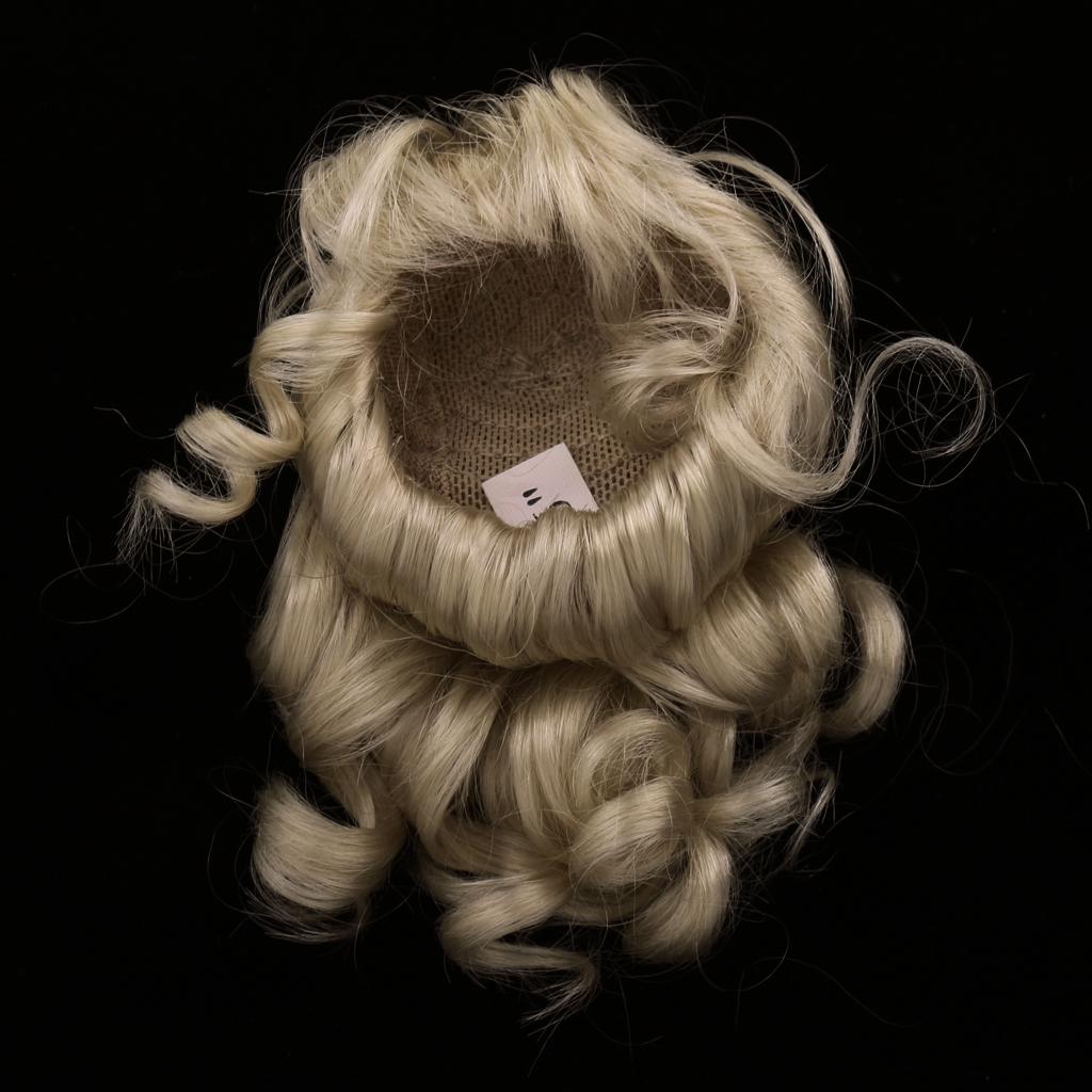 1/6 BJD Wave Curly Wig Hair for Dollfie DIY Hairpiece Making Repair