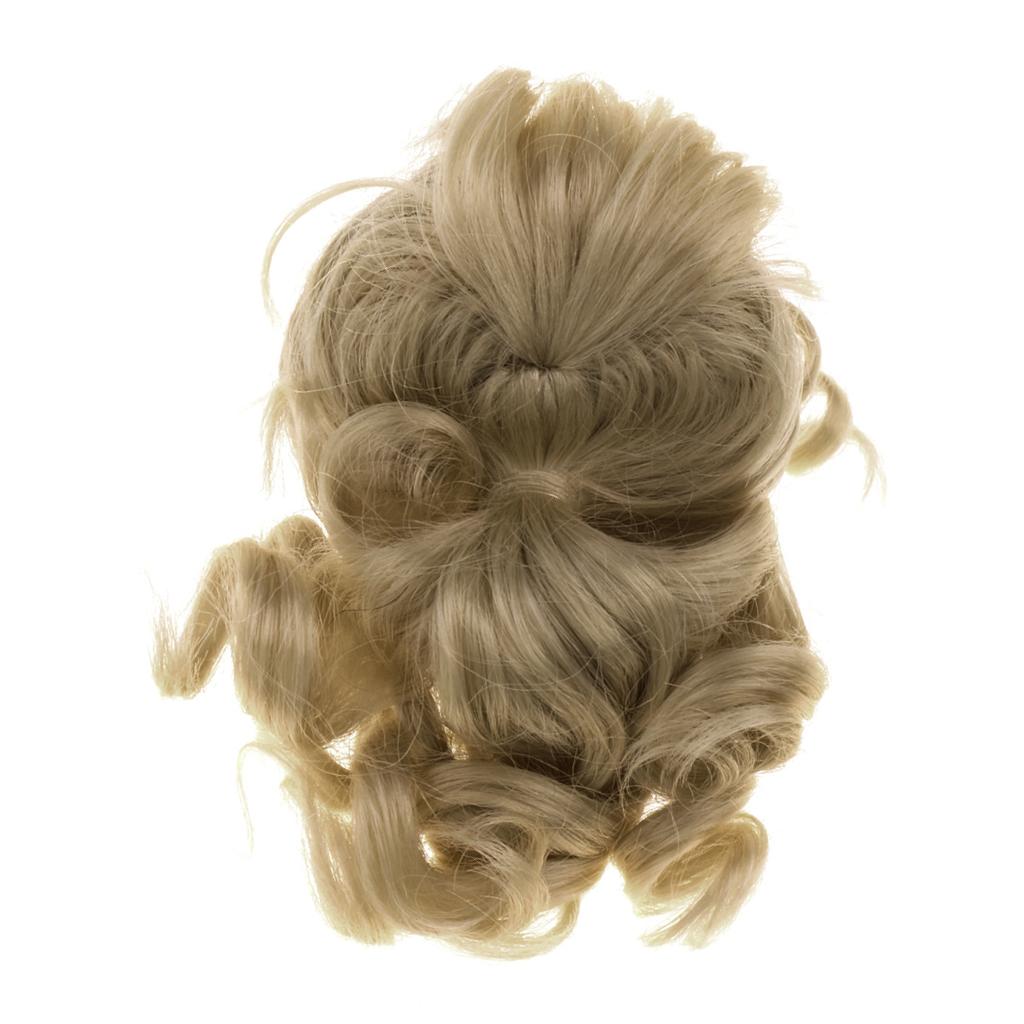 1/6 BJD Wave Curly Wig Hair for Dollfie DIY Hairpiece Making Repair