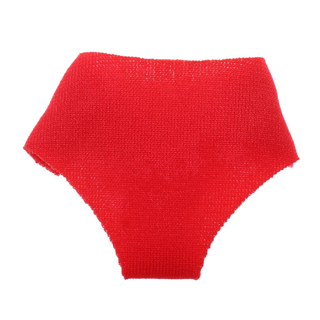 Elastic Underpants Underwear Clothes for Middle Blythe Doll Outfit Red