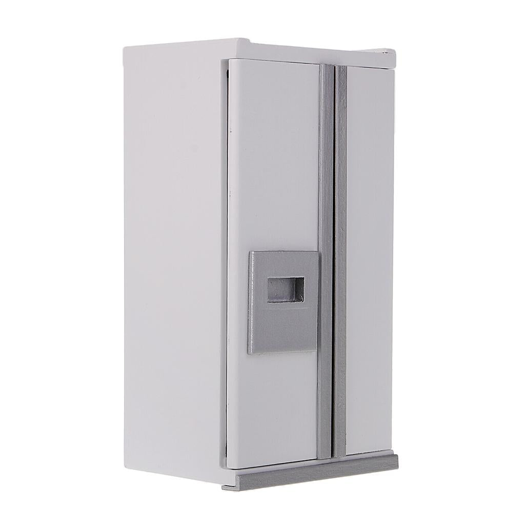 1/12 Scale Dollhouse Miniature Kitchen Fridge Refrigerator Furniture Model