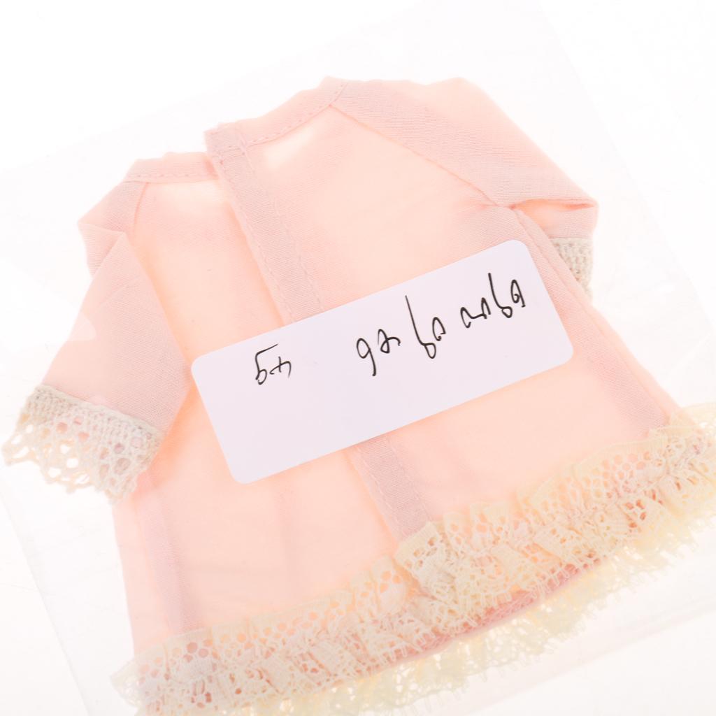 Cute Shirt with Lace Outfit Clothes for 12'' Blythe Dolls Pink