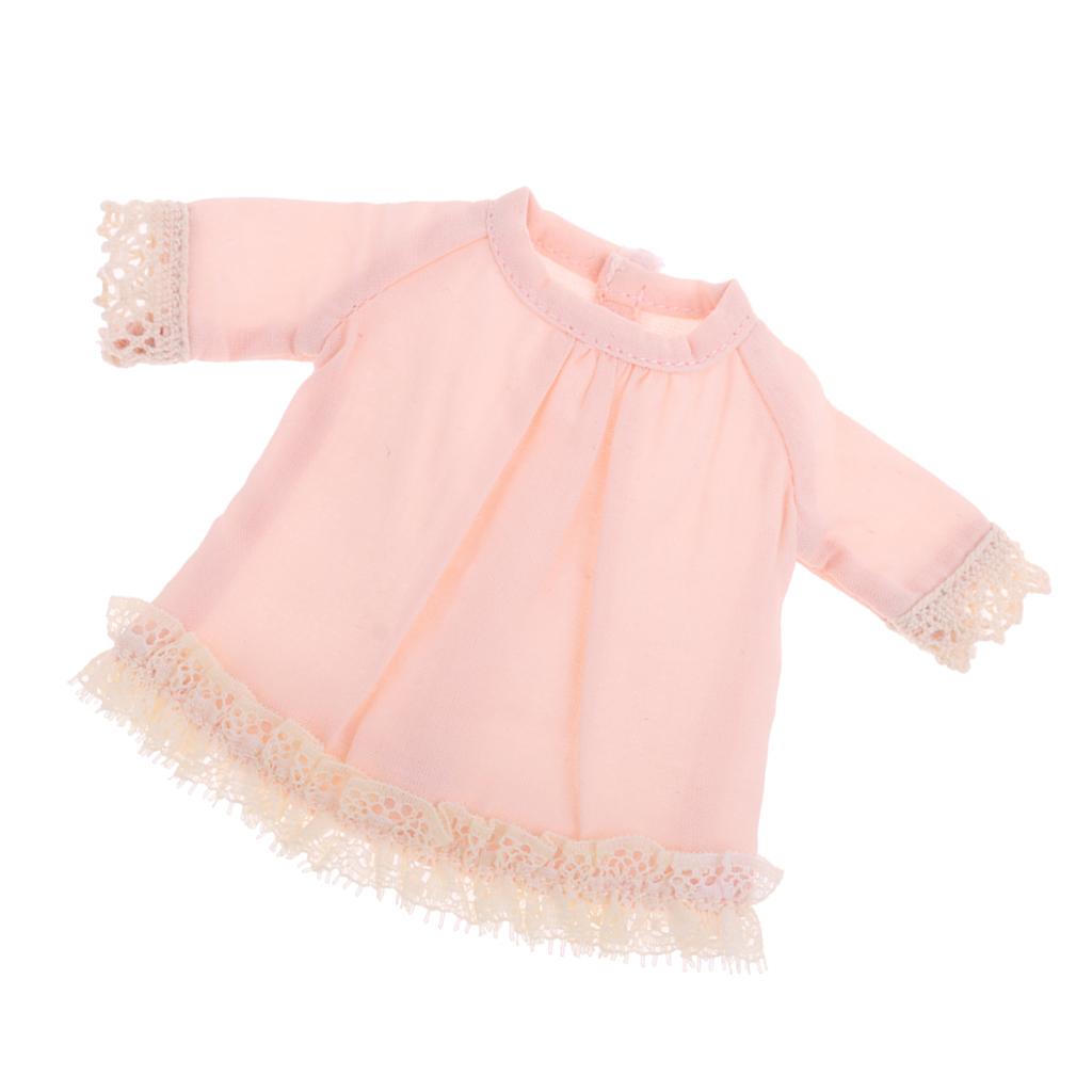 Cute Shirt with Lace Outfit Clothes for 12'' Blythe Dolls Pink