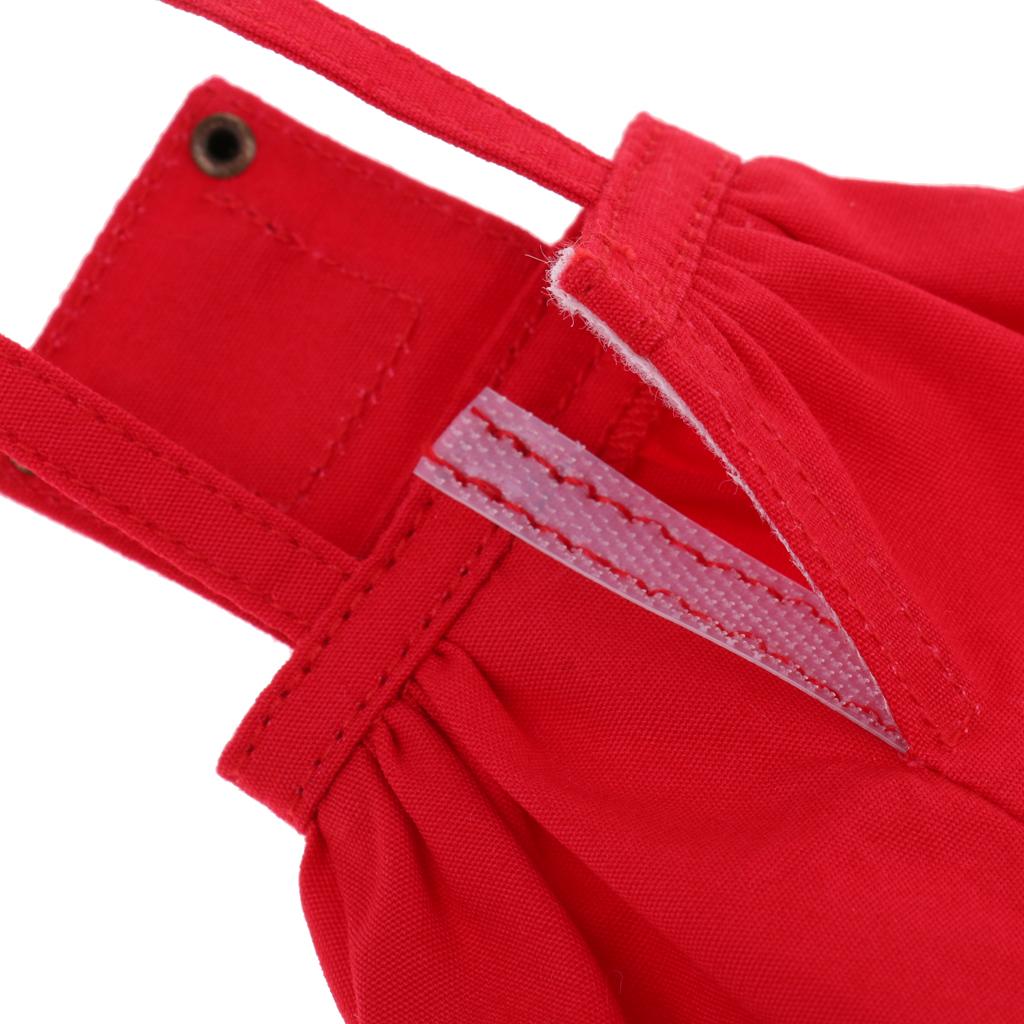 1/6 Casual Pocket Suspender Dress Skirt Clothes for 12'' Blythe Dolls Red