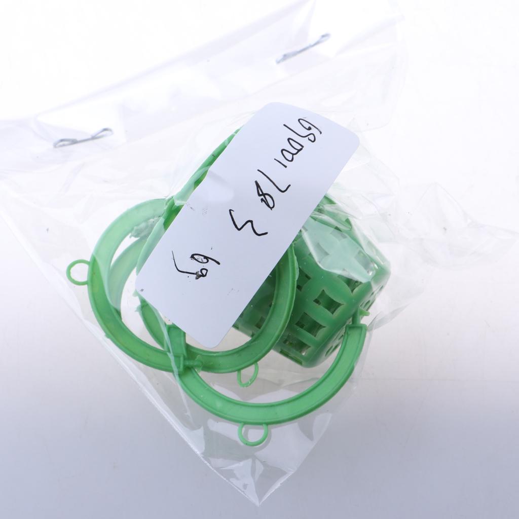 1/12 Dollhouse Miniature Accessories Plastic Mesh Basket Rooms Items Green