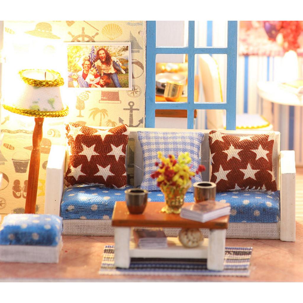 DIY Assembly Miniature Dollhouse Model Kit - The Helen Shore