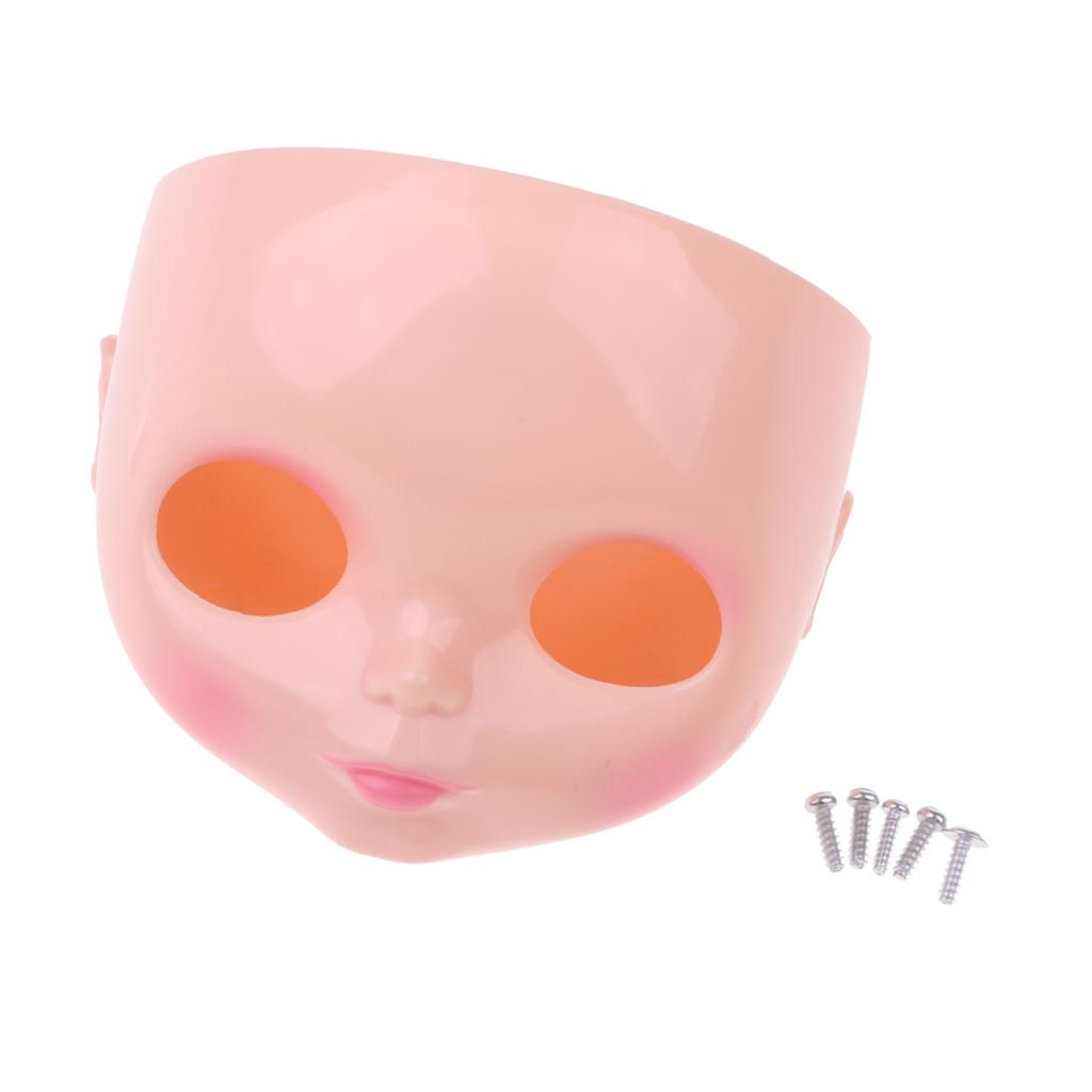 Doll Faceplate Backplate Head with Makeup for 12 RBL Neo Blythe Custom #2"