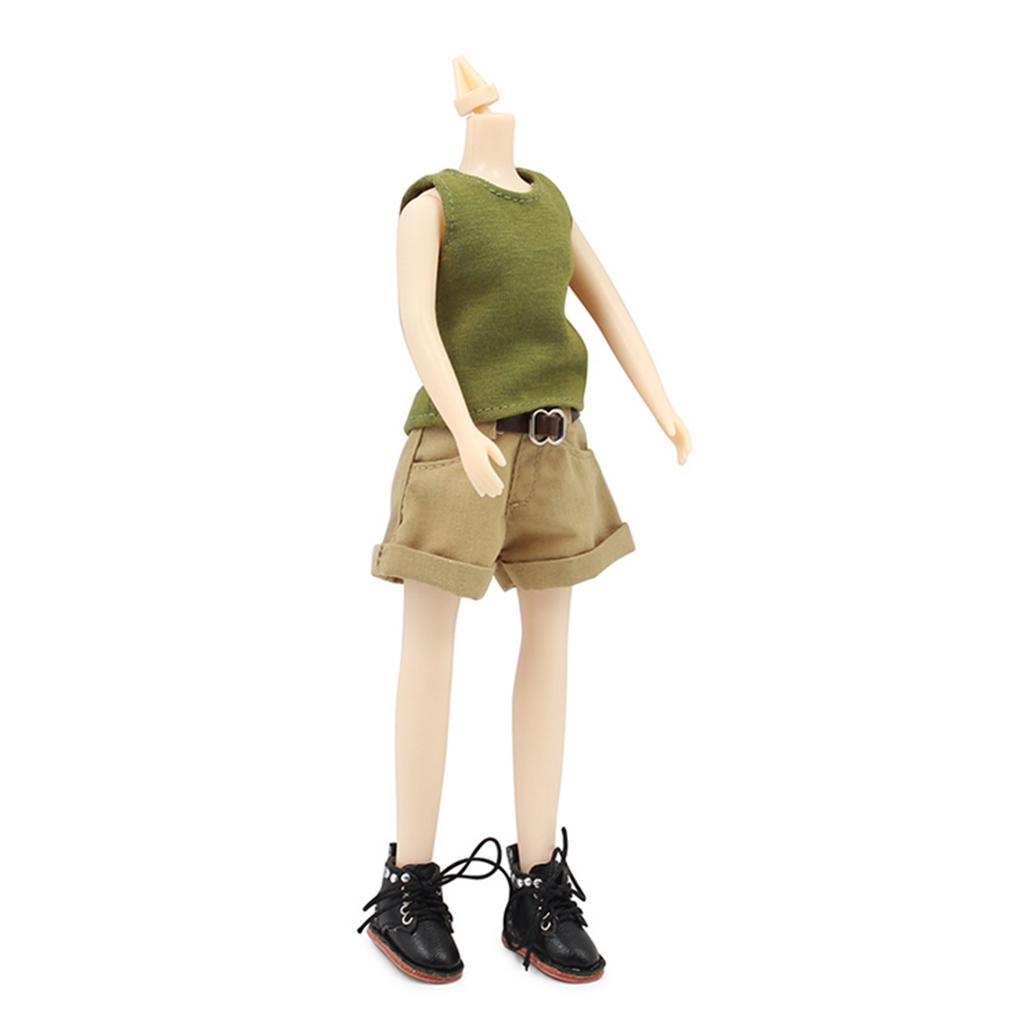 7 Joints Nude Body Parts for 1/6 Licca Blythe Body Doll Custom Normal