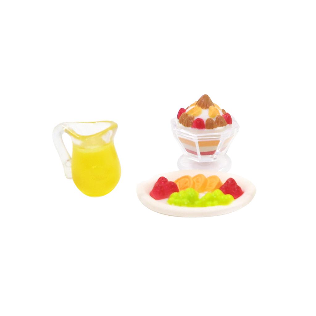 1:12 Dollhouse Miniature Food & Groceries Home Decoration Fruit Platter