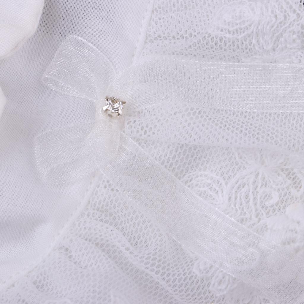 White Lace Tops Shorts Pants Clothes Suit for Fat Ferrite Blythe Doll Outfit