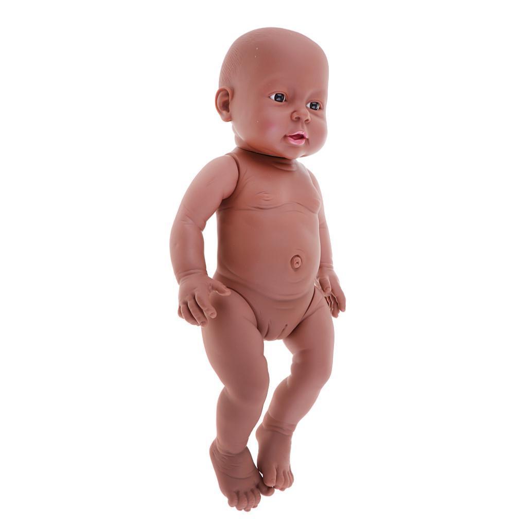 41cm Full Vinyl Lifelike Nude Doll Model Realistic Baby Doll Baby Girl Doll