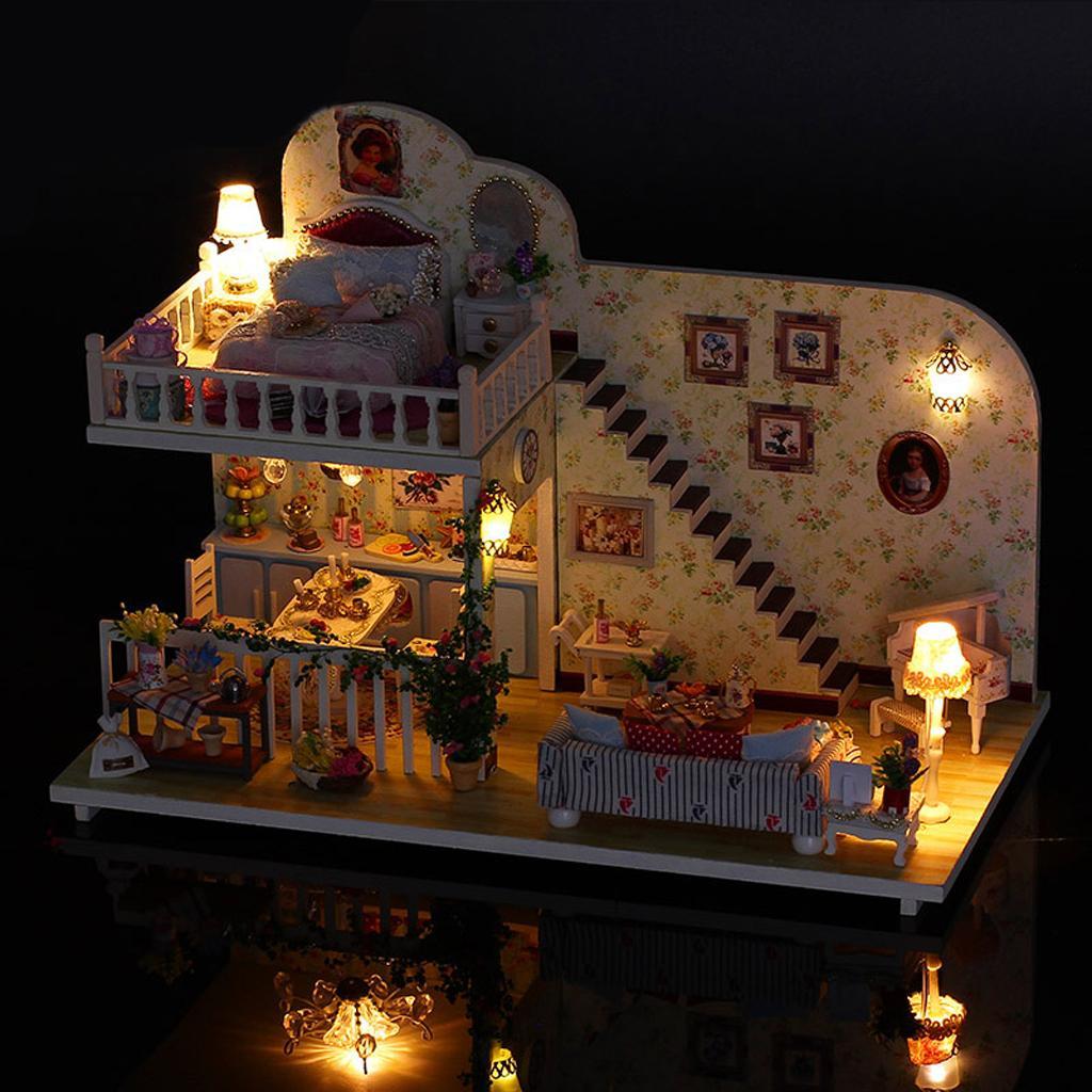 1:24 DIY Assembly Miniature Dollhouse Model Kit - Amsterdam Village Themed
