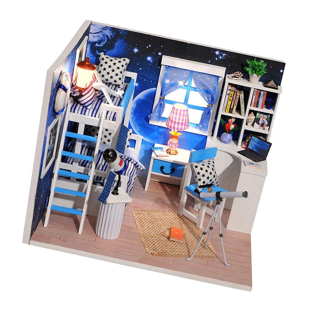1:24 DIY Assembly Miniature Dollhouse Model Kit - Dream of Sky