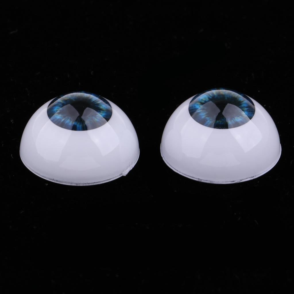 22mm Acrylic Eyeballs Eyes for Newborn Baby Doll BJD Doll Accs DIY Dark Blue