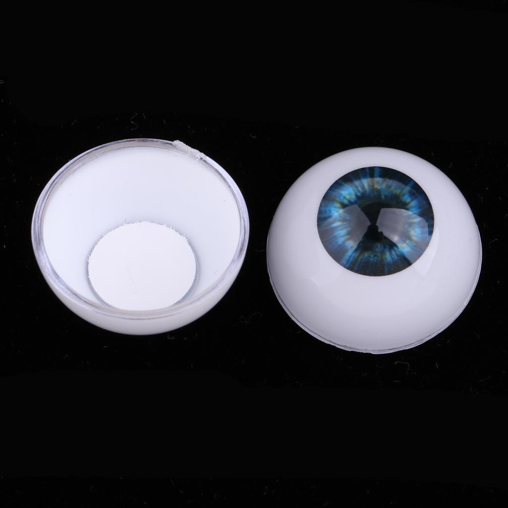 22mm Acrylic Eyeballs Eyes for Newborn Baby Doll BJD Doll Accs DIY Dark Blue