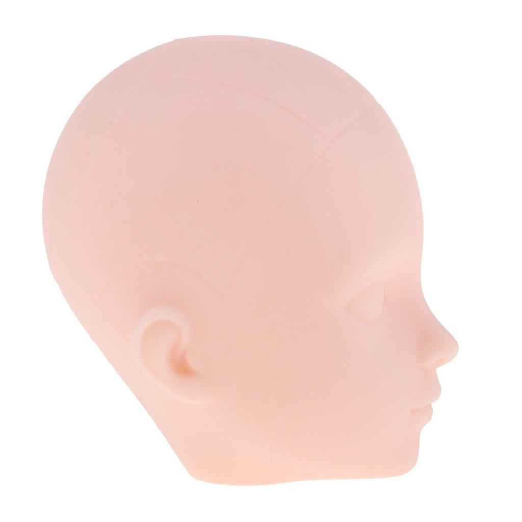 Normal Skin Tone Unpainted Girls Doll Heads For 1/6 BJD Dolls Headsculpt Model