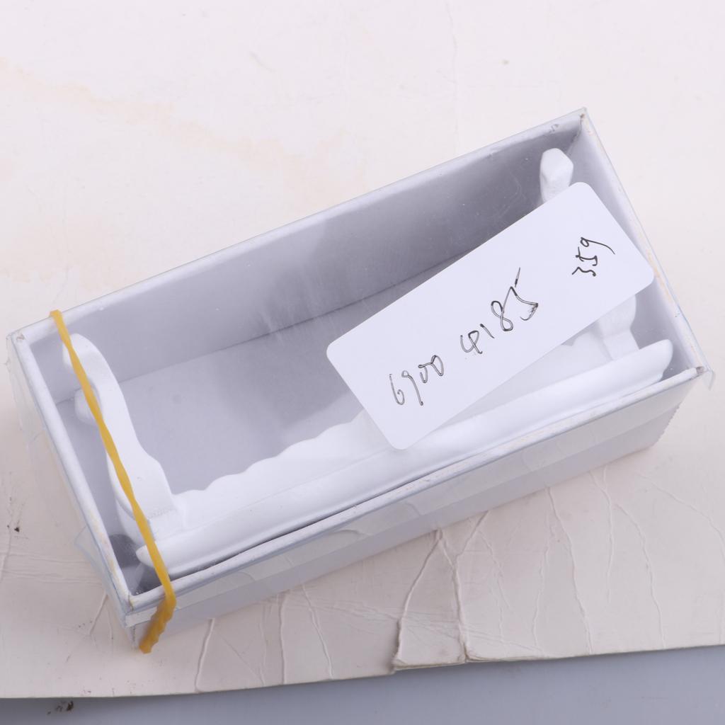 Mini Wooden Wavy Shape End Table Tea Coffee Table For 1/12 Dollhouse White