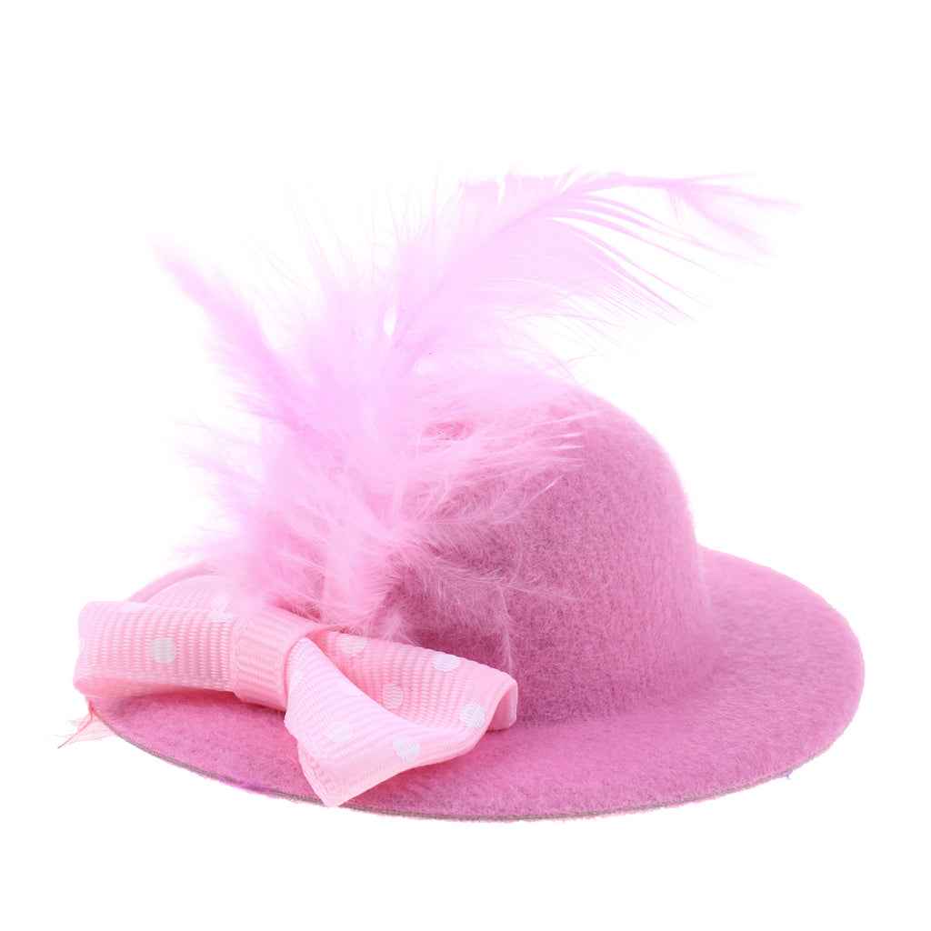 6Pcs Fashion Lady Bowler Doll Hat Caps for28-30cm Barbie Doll Clothes Accs