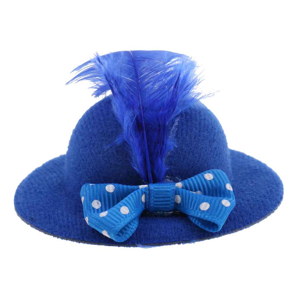 6Pcs Fashion Lady Bowler Doll Hat Caps for28-30cm Barbie Doll Clothes Accs