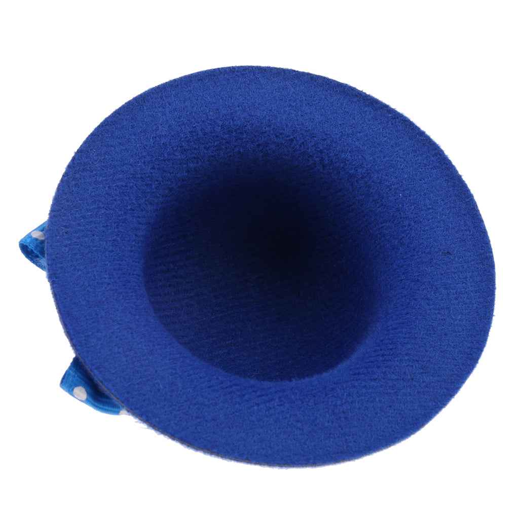 6Pcs Fashion Lady Bowler Doll Hat Caps for28-30cm Barbie Doll Clothes Accs