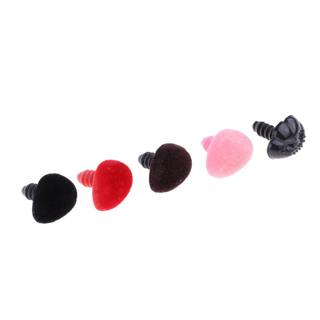 132 Pieces Plastic Safety Noses for Bear Animals Dolls Crafts DIY Making
