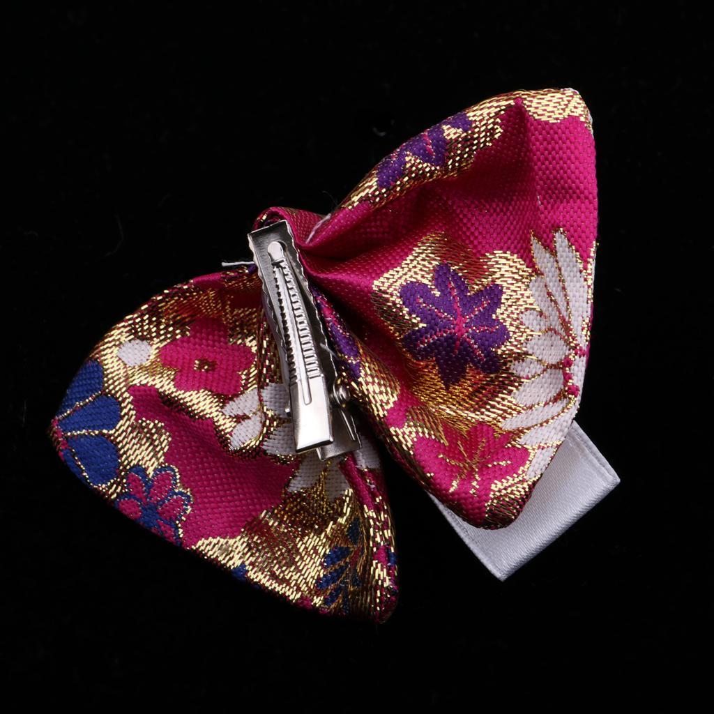 Cute Flower Printed Skirt & Decorative Clips for Blythe Doll Dress Rose Red