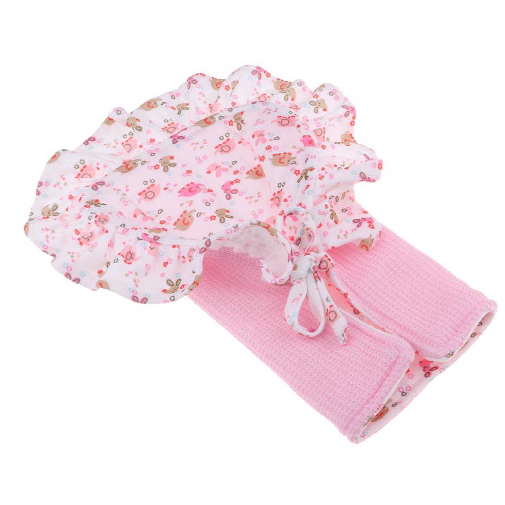Cotton Hat Blanket Underpants Set for 26-28cm Newborn Baby Doll Clothes Accs