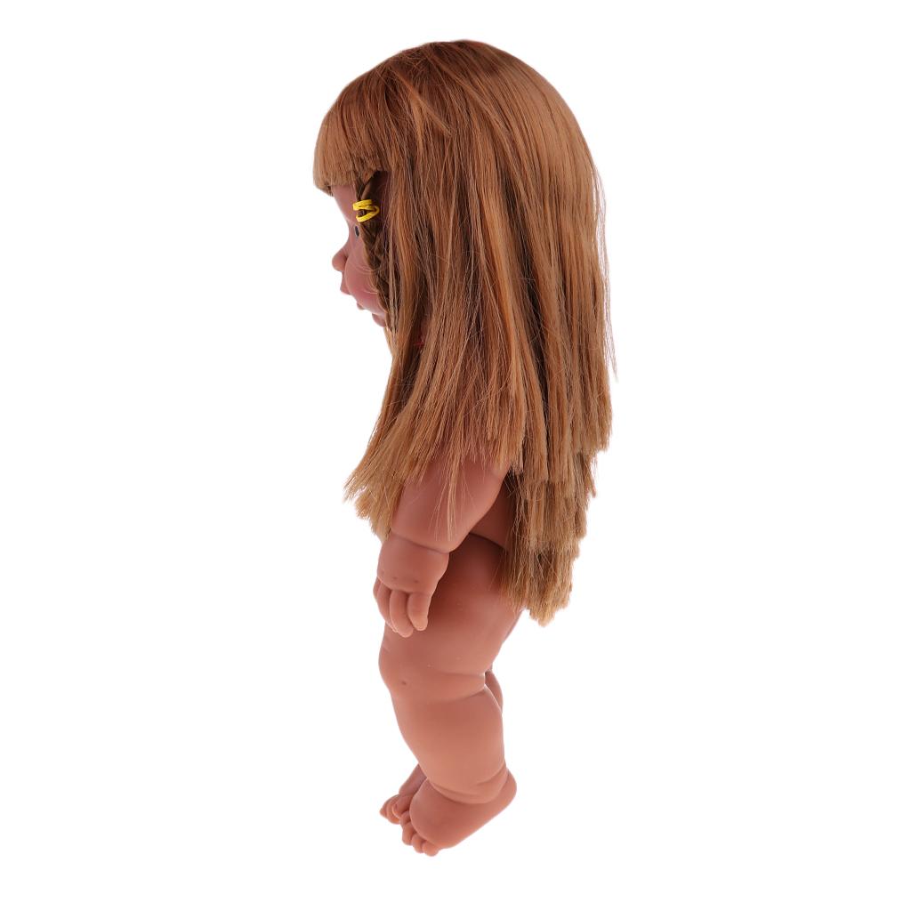 30cm Realistic Baby Doll Vinyl African-American Infant Nude Body Baby Dolls