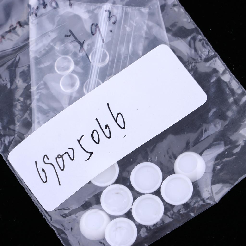 4 Pairs Acrylic Half Round Eyes Colorless Eyeballs For Doll Bear Toy Making