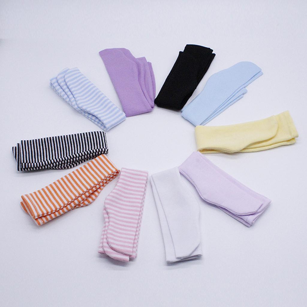 60cm Doll Long Stockings for 1/3 Night Lolita Girl Dolls Accessories Pink
