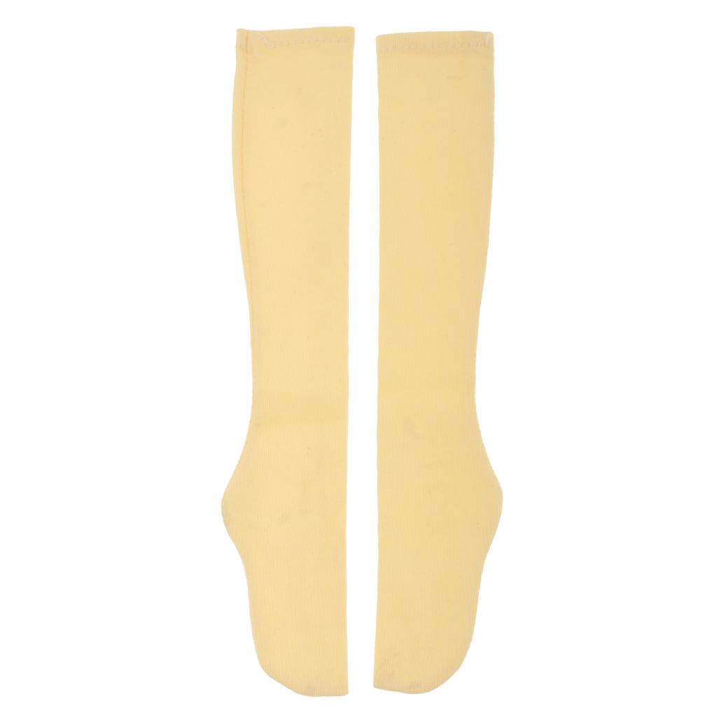 60cm Doll Long Stockings for 1/3 Night Lolita Girl Dolls Accessories Yellow