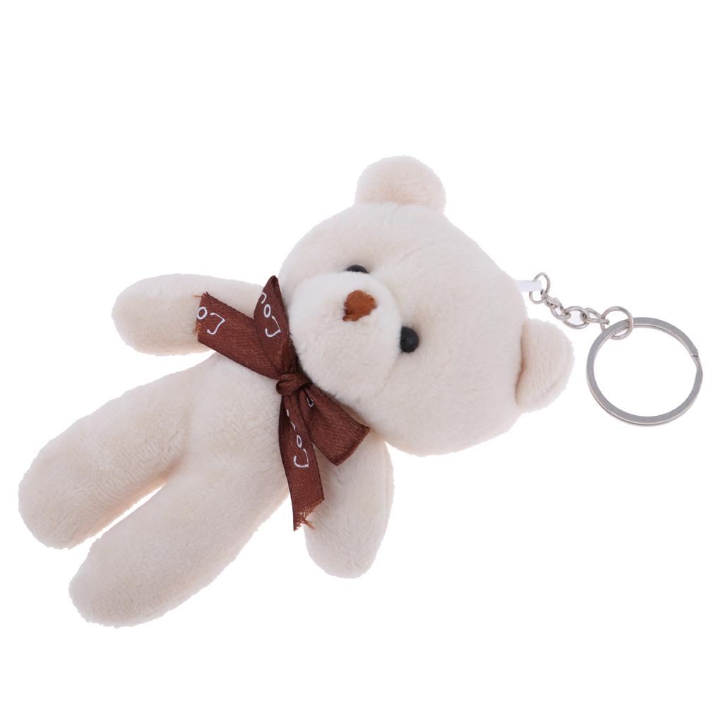 Cute 1/3 Doll Plush Mini Little Bear Toy Bed Sofa Doll Accessory Beige